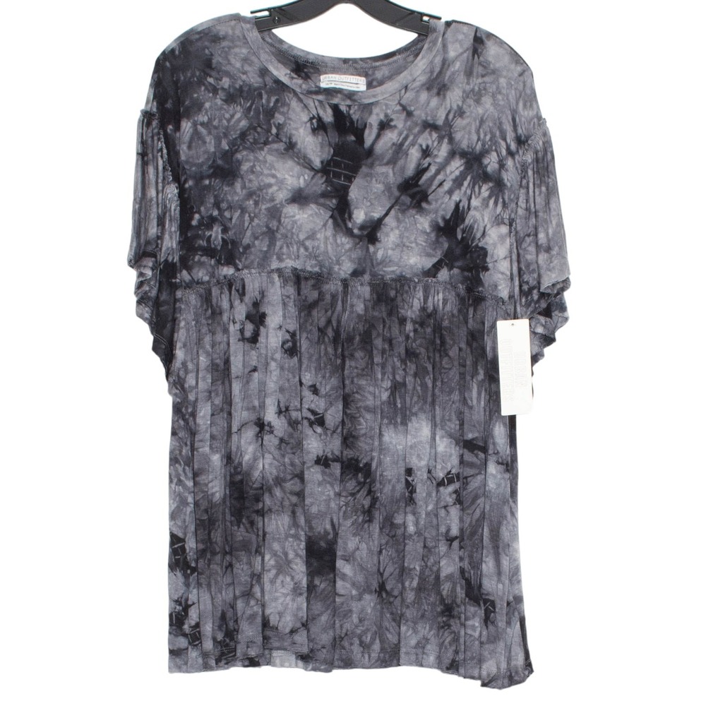 Urban Outfitters Tie Dye Flutter Sleeve Empire Waist Top XS NWT